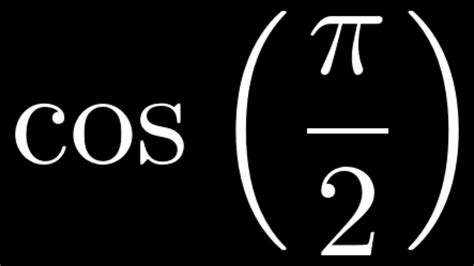 cos pi 2.